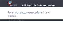 Tablet Screenshot of misboletas.posadas.gov.ar