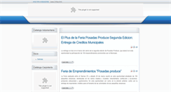 Desktop Screenshot of dde.posadas.gov.ar
